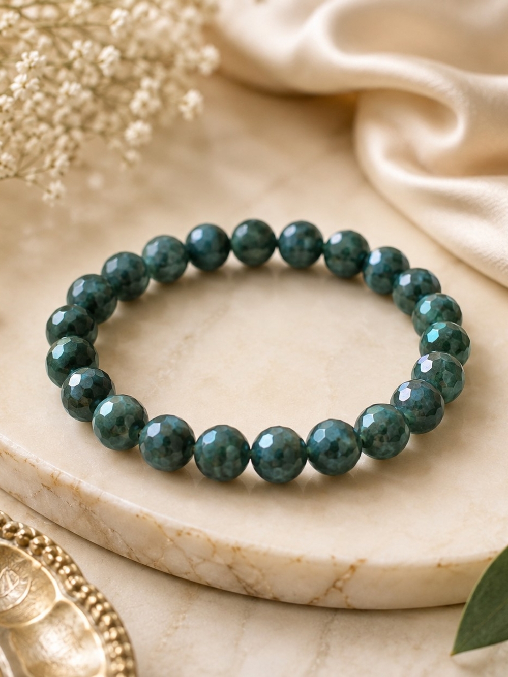 💚 Water Jade Stretch Bracelet